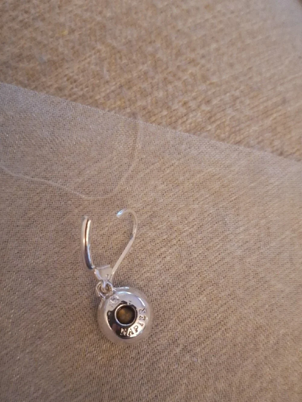 Napier Silver-Tone Earrings with Red Crystal Drops